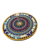 Dorit Judaica Large Multi-Color Al Hanisim Wooden Dreidel
